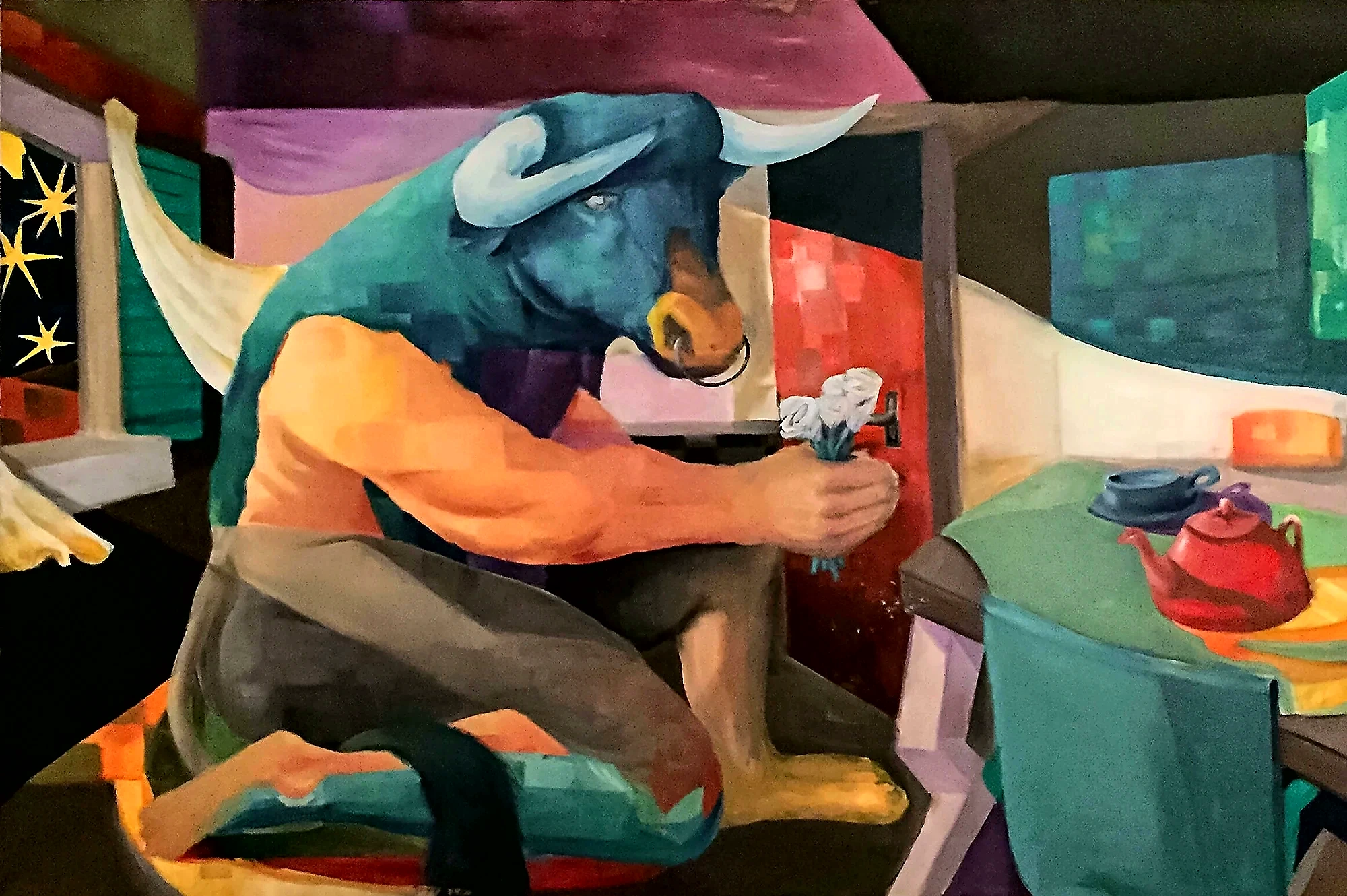 Leinwand und Auftragsmalerei von Lloyd Salomon – Motiv 002