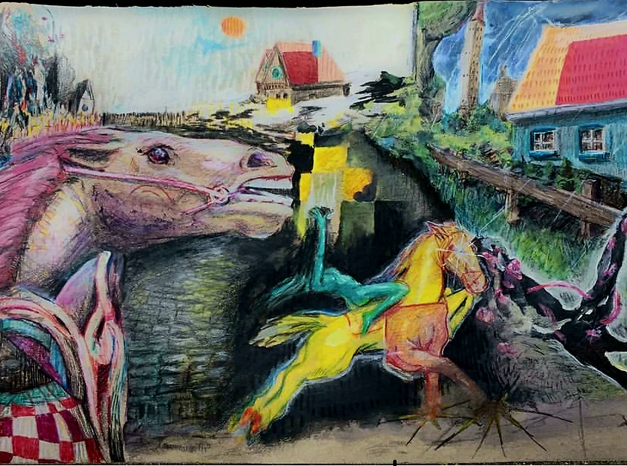 Leinwand und Auftragsmalerei von Lloyd Salomon – Motiv 024