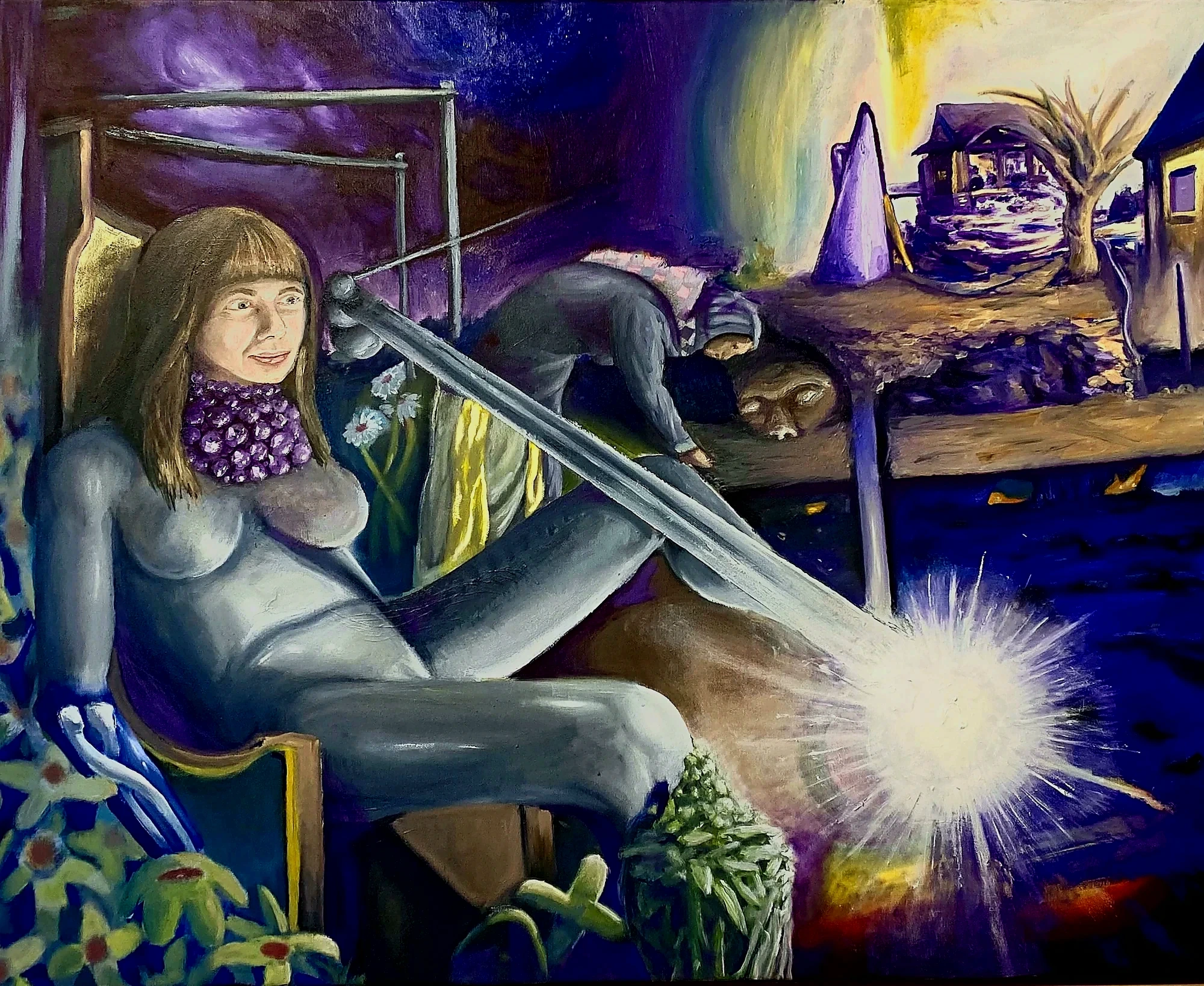 Leinwand und Auftragsmalerei von Lloyd Salomon – Motiv 027