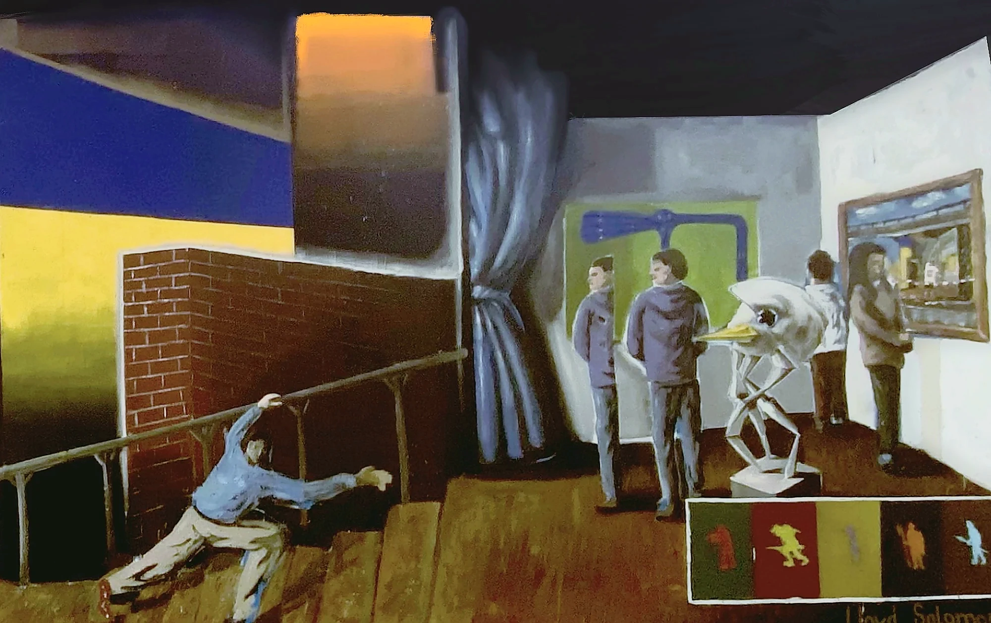 Leinwand und Auftragsmalerei von Lloyd Salomon – Motiv 029