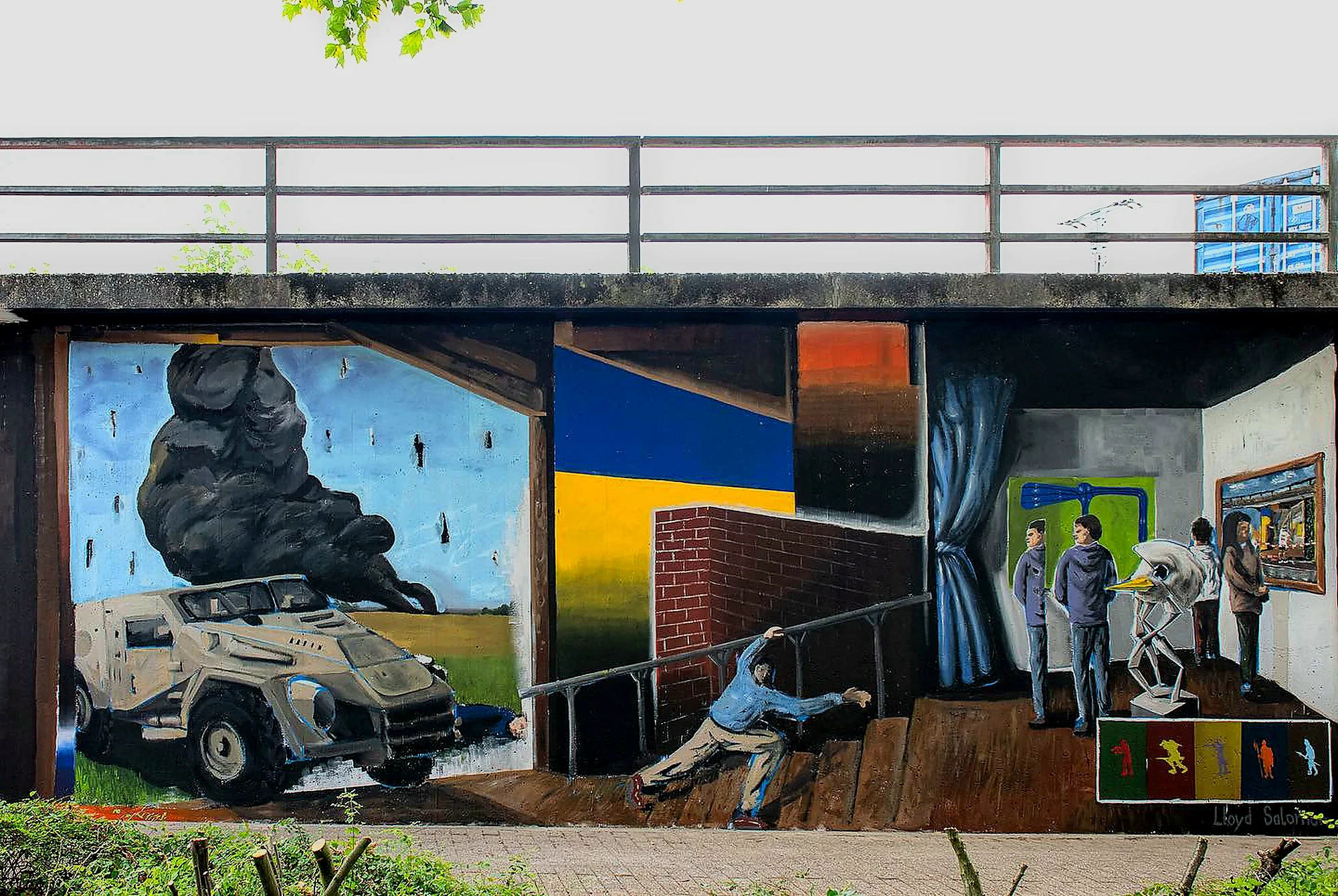 Mural und Wandmalerei von Lloyd Salomon – Motiv 005