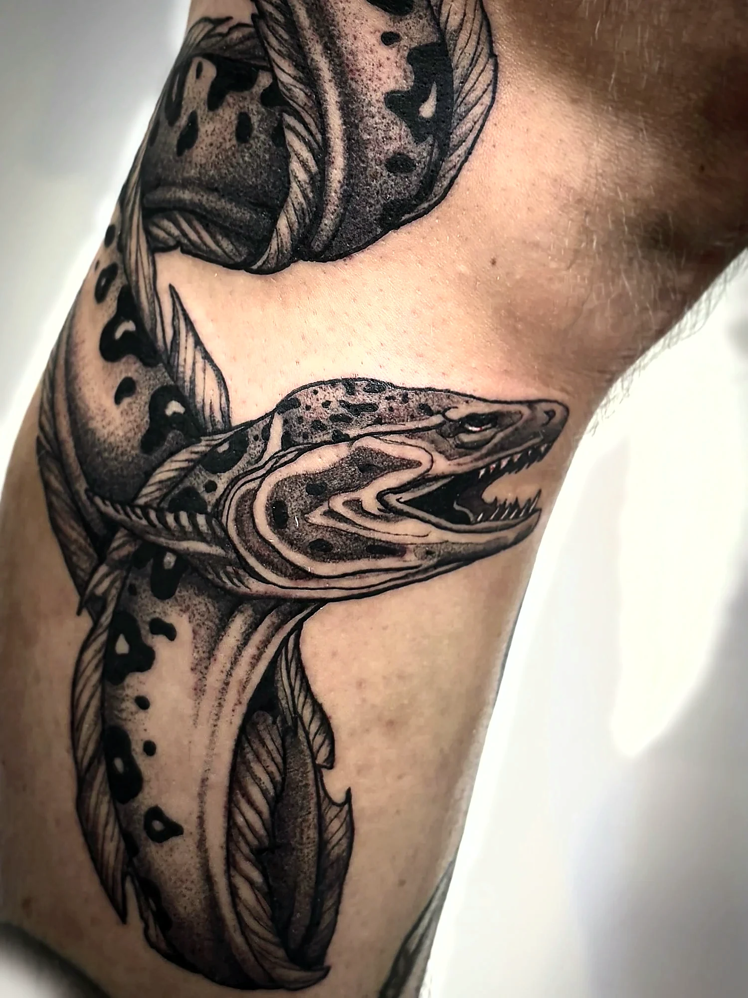 Blackwork Tattoo von Lloyd Salomon in Bremen – Motiv 002