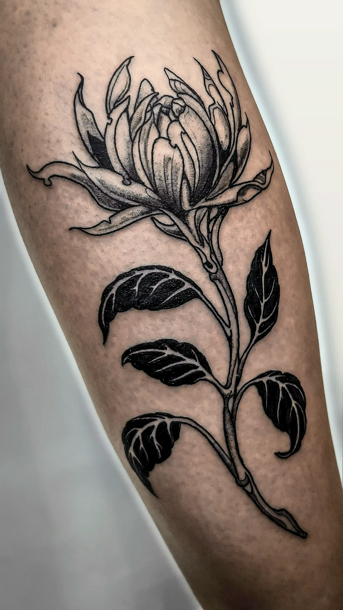 Blackwork Tattoo von Lloyd Salomon in Bremen – Motiv 013