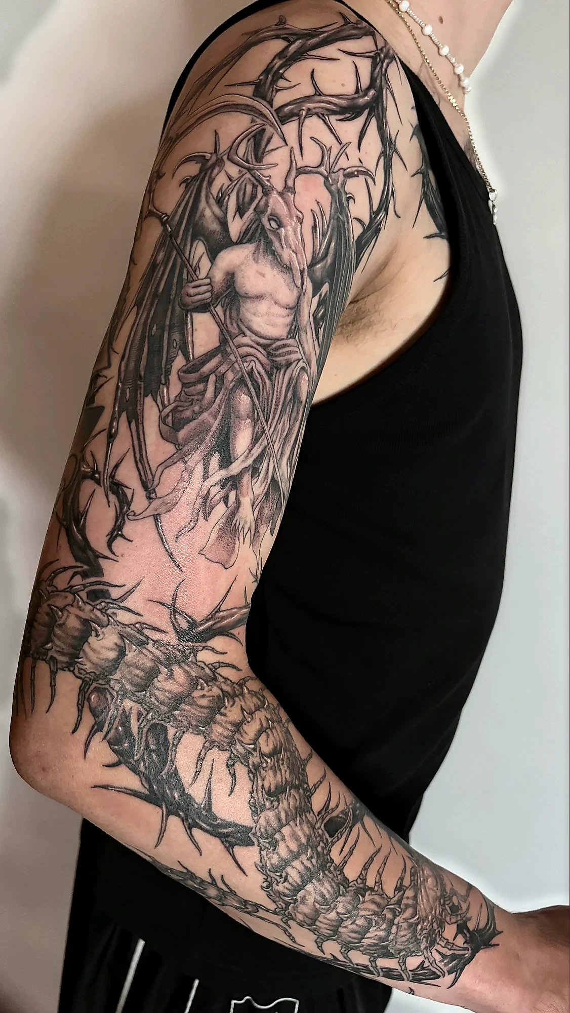 Blackwork Tattoo von Lloyd Salomon in Bremen – Motiv 018