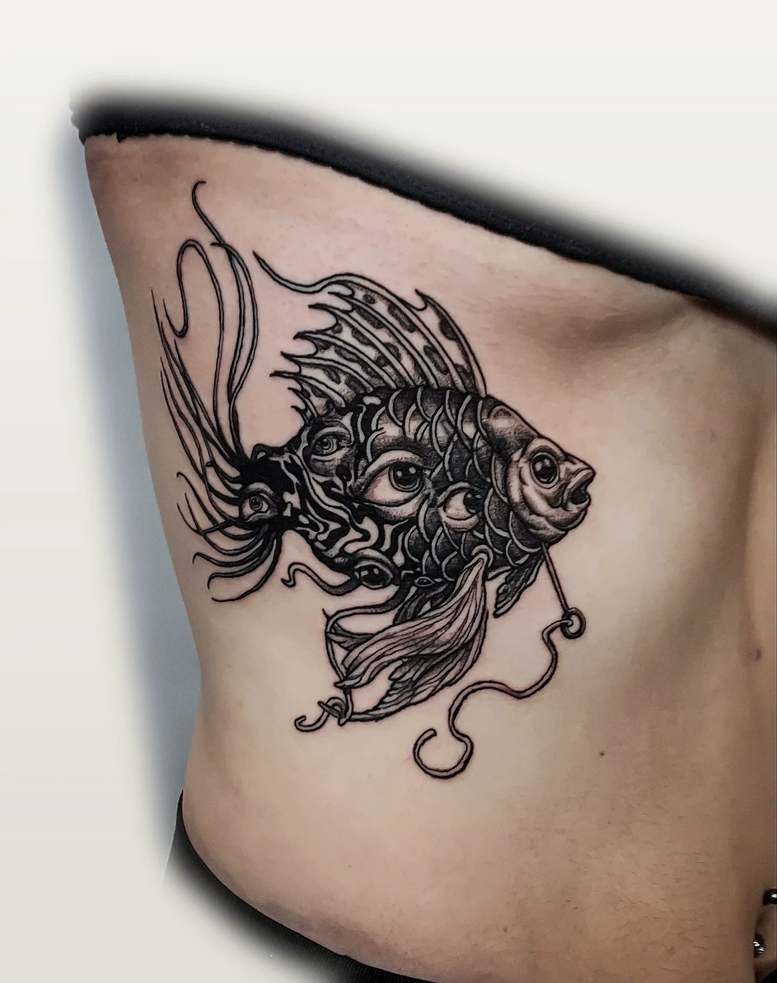 Blackwork Tattoo von Lloyd Salomon in Bremen – Motiv 025