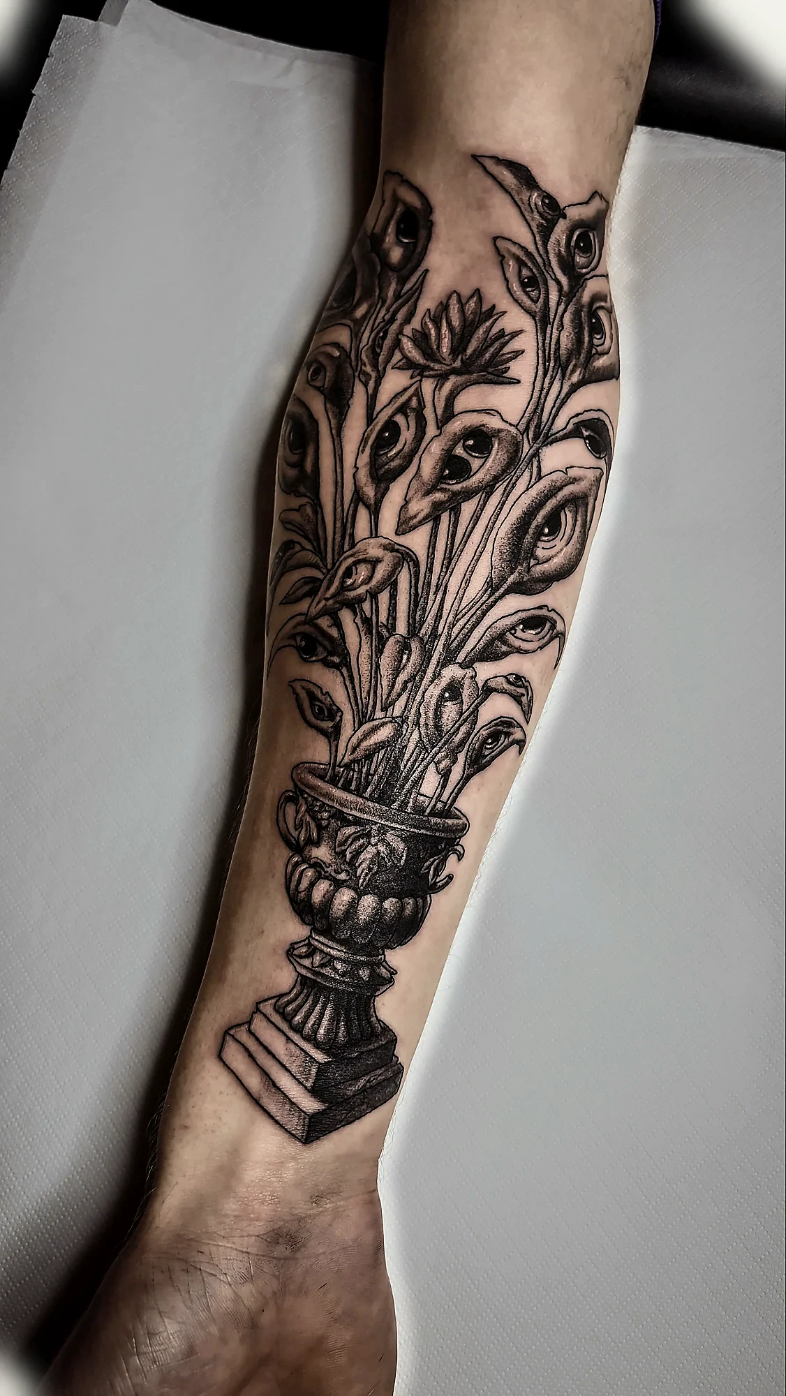 Blackwork Tattoo von Lloyd Salomon in Bremen – Motiv 034