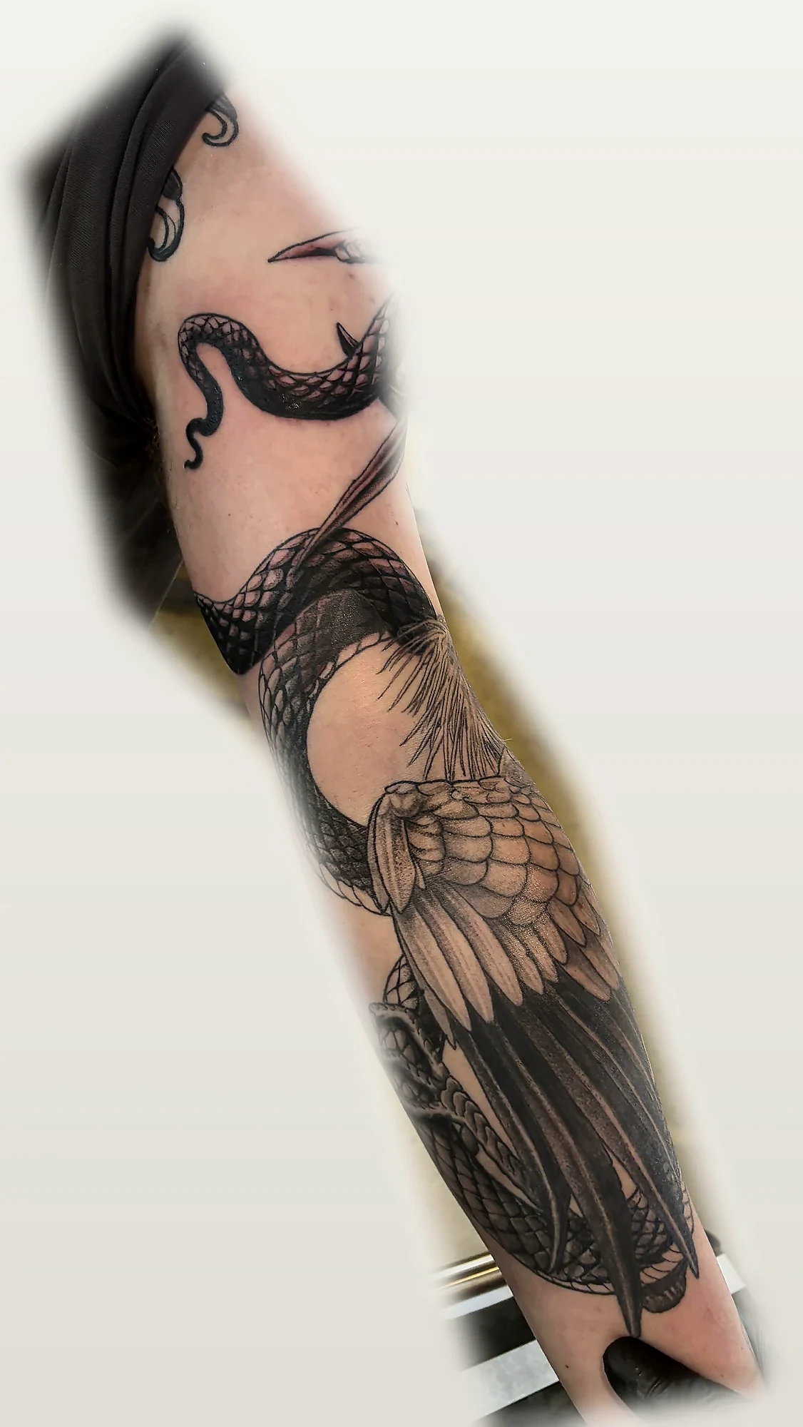 Blackwork Tattoo von Lloyd Salomon in Bremen – Motiv 045
